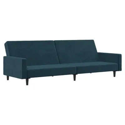 Zdjęcie produktu dla VidaXL 375736, Niebieski, Pianka, Plastik, Poliester, Drewno, 2200 mm, 1000 mm, 520 mm