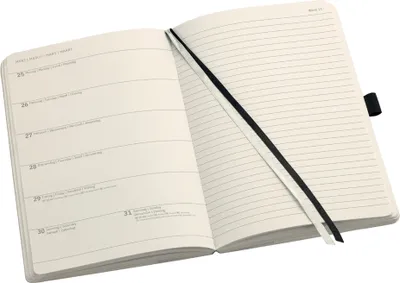 Produktbild von sigel Buchkalender Conceptum 2024 ca. DIN A5 schwarz
