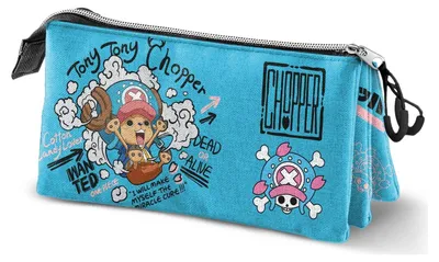 Produktbild von Karactermania One Piece Triple Chopper 11x23x8 Cm Mäppchen Blau Blau One Size
