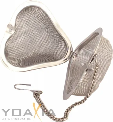Produktbild von [ 5x5cm Herz-Teeei ] Tee Ei in Herzform Teesieb Teefilter STAINLESS STEEL