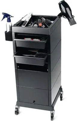Produktbild von Sibel Discrete Friseurwagen schwarz