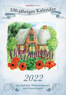 Produktbild von 100-jähriger Kalender 2022 - Bildkalender 24x34 cm
