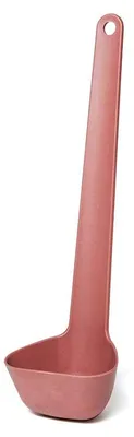 Schöpfkelle, 30 x 9 cm, hitzebeständiger Kunststoff, rot