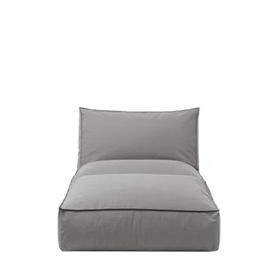 Produktbild von Blomus Bett S Stay, Outdoor-Liege, Kunststoff, Kunstfaser, Stahl pulverbeschichtet, Stone, 25 x 80 x 190 cm, 62041