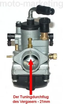 Produktbild von Sport VERGASER 21mm MANUELLER CHOKEHEBEL für ATALA RIZZATO ITALJET Formula DD 50