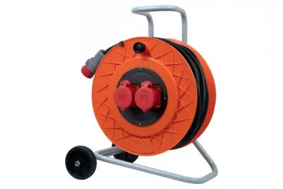 Produktbild von PROFI Kabeltrommel Kabelaufroller Verlängerungskabel Kabelrolle 230V 400V CEE 2x32A 30m 5x4