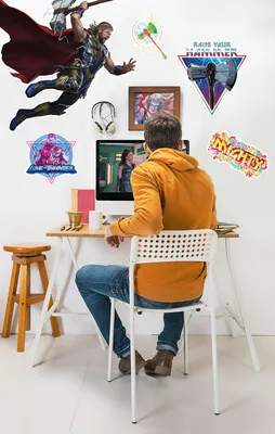 Produktbild von Wandtattoo - Thor4 - Mighty Thor - Größe 100 x 70 cm
