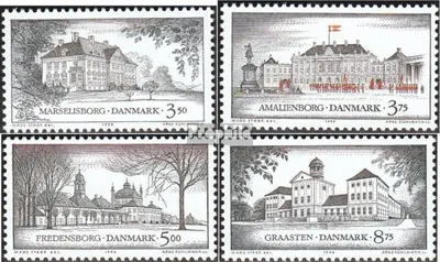Produktbild von Briefmarken Dänemark 1994 Mi 1073-1076 (kompl.Ausg.) postfrisch Schlösser