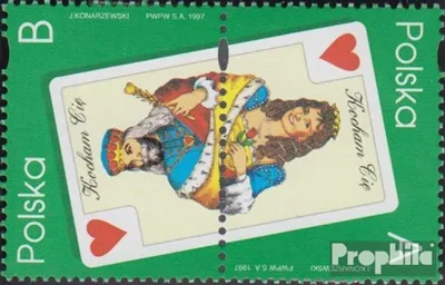Produktbild von Briefmarken Polen 1997 Mi 3634-3635 Paar (kompl.Ausg.) postfrisch Grußmarken