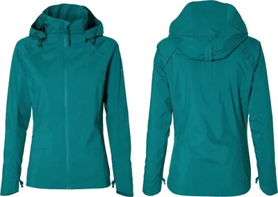 Produktbild von Basil Fahrrad Regenjacke Skane teal green, Gr. S, Damen