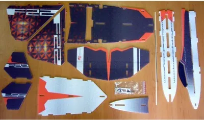 Produktbild von Rc Factory F-22 Raptor / 730 mm