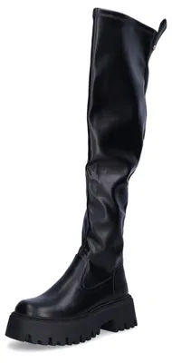 Produktbild von Buffalo Damen Stiefel Aspen Overknee schwarz