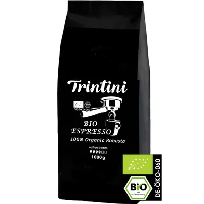 Produktbild von Trintini Organic Espresso Kaffeebohnen 1000g