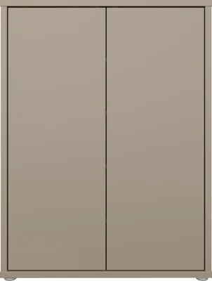 Image de Schuhkommode >ALICE SPRINGS< in Taupe - 74,5x99,1x34,9cm (BxHxT)