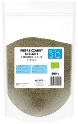 PIEPRZ CZARNY MIELONY BIO 500 g - HORECA