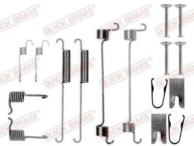 Produktbild von QUICK BRAKE Zubehörsatz Bremsbacken 105-0749 Hinten für FORD Escort V Schrägheck (GAL)