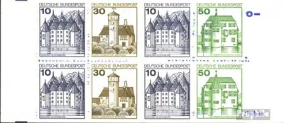 Produktbild von Briefmarken BRD (BR.Deutschland) 1980 Mi MH22h (kompl.Ausg.) postfrisch Burgen und Schlösser