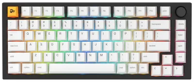 Productafbeelding van Mechanisch Toetsenbord 75% QWERTY - 33,2 cm Aluminium Behuizing - RGB Verlichting