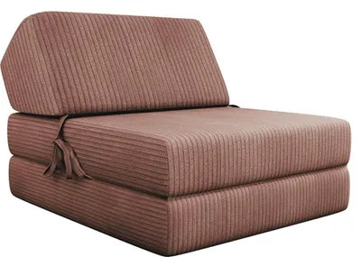 Produktbild von MIRJAN24 Sofa Kevin Cord mit Schlaffunktion, Schlafsofa, Bettsessel, Klappmatratze (Farbe: Poso 29)