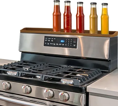 Obrázok produktu pre Silikon-Ablage f��r Backofen �C hitzebest?ndig, braun, zur Aufbewahrung oben