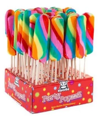 Productafbeelding van Holland Foodz Regenboog Lollie Lang - 10 stuks