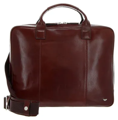 Productafbeelding van Golden Head Leer business tas laptoptas met laptopvak Colorado RV-Aktenmappe 1 Fach 9005 Tabacco bruine