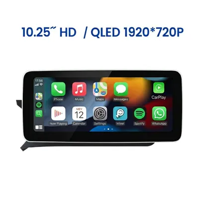 Image de Autoradio CarPlay Android 10,25 pouces pour Mercedes-Benz Classe C W204/W205 (2007-2018) avec GPS, Wi-Fi, 4G-LTE, Bluetooth, DAB+, SWC, USB, DSP, RDS, 2 Go + 32 Go