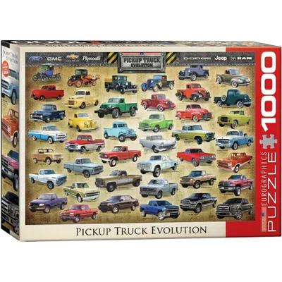 Produktbild von Eurographics Puzzle Pickup Truck Evolution - 1000 Teile Jigsaw