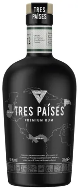 Produktbild von Tres Paises Premium Rum 40% Vol. (0,7 l)