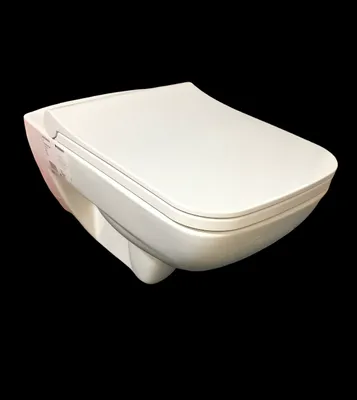 Produktbild von Wc Sitz Soft Close Passend für geberit Keramag Renova mit Absenkautomatik Klobrille toilettensitz toilettendeckel Kermag Renova Plan 1