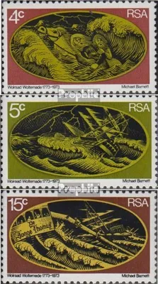 Produktbild von Briefmarken Südafrika 1973 Mi 421-423 (kompl.Ausg.) gestempelt Wolraad Woltemade