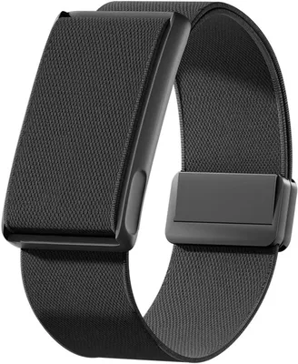 Produktbild von Stravo Nylon Magnetarmband Sport Atmungsaktiv Verstellbar Komfortabel für Amazfit Helio - Schwarz