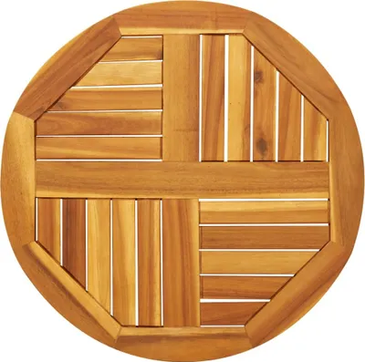 Image de Dessus de table Ø60x2 cm rond bois massif d'acacia