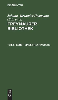 Produktbild von Gebet eines Freymaurers