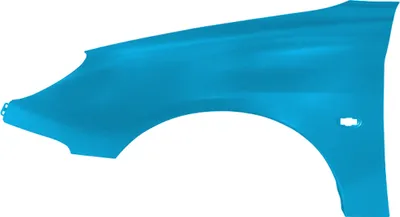 Produktbild von BLU Kotflügel Passend für Peugeot 206 KNY Links Blau Bleu Tivoli Metallic | 1998-2009 | Vorderseite Vorne | Lackiert | Einbaufertig