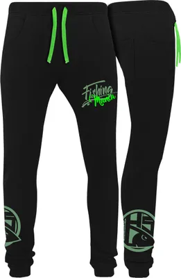 Produktbild von HOTSPOT DESIGN Fishing Mania, L, černo-zelená, běžecké kalhoty, 010500503