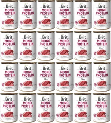 Produktbild von BRIT Mono Protein Beef - Nassfutter für Hunde - 400 g