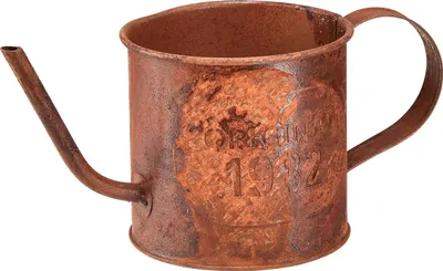 Produktbild von Mini Pflanztopf mit nostalgischem Vintage-Design aus Metall für Dekoideen