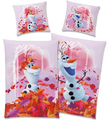 Immagine prodotto di Set di lenzuola con copripiumino Frozen con Olaf, dimensioni 135 x 200 cm