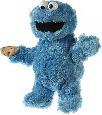 Image de LIVING PUPPETS S703 Cookie Monster - Marionnette à main 33 cm - 37 cm / marionnettes à main