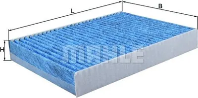 Produktbild von MAHLE Innenraumfilter LAO 686 Pollenfilter für RENAULT Scénic III (JZ0/1) Aktivkohle
