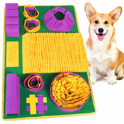 Schnüffelteppich für Hunde, interaktives Futterspiel, 66 x 41,9 cm
