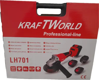 Produktbild von Akku-Winkelschleifer 20V –, 3.0 Ah Akku und 125 mm Scheibendurchmesser