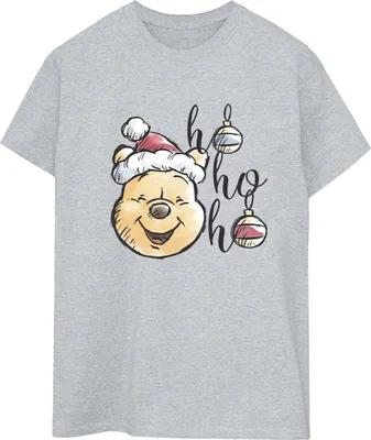 Produktbild von Disney - "Ho Ho Ho" T-Shirt für Damen BI47488 (S) (Grau)