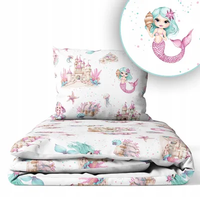 Produktbild von Kinderbettwäsche 100x135 Baumwolle Baby Bettwäsche Set 100x135 + 40x60 Kissenbezug Jungen & Mädchen Kleinkind Bettbezug