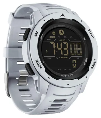 Produktbild von Sportuhr, digital, militärisch, wasserdicht, 50 m, mit Stoppuhr, Alarm, Countdow