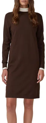 Produktbild von s.Oliver Damen Strickkleid – Langarm, Rundhalsausschnitt, Regular Fit