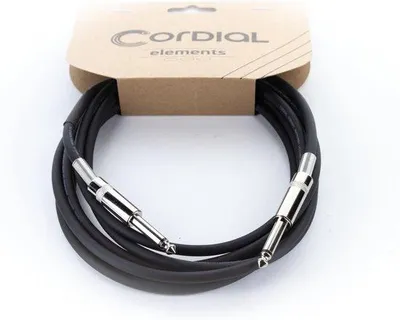 Productafbeelding van Professionele Gitaarkabel Jack - 5 Meter Audiokabel voor Instrumenten