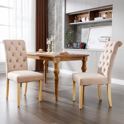 Produktbild von 2er Set Esszimmerstühle,Schlafzimmerstuhl Küchenstuhl Wohnzimmer Lounge Freizeitstuhl