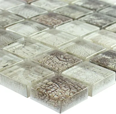 Produktbild von Glasmosaik Fliesen Python Beige 23